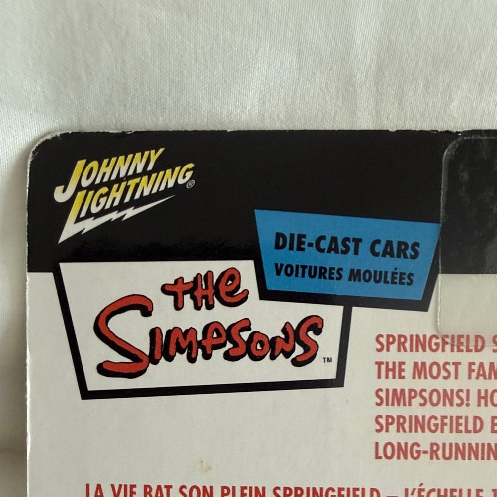 Johnny Lightning The Simpsons Pink Die-Cast Car - Picture 2 of 3